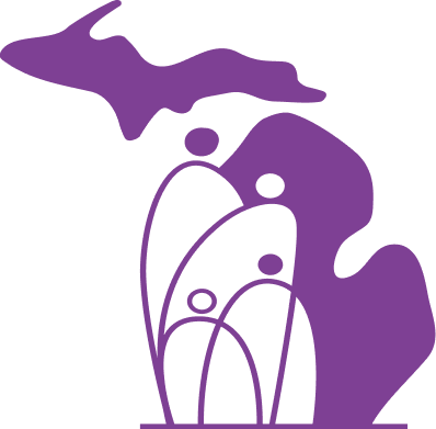 purple michigan background